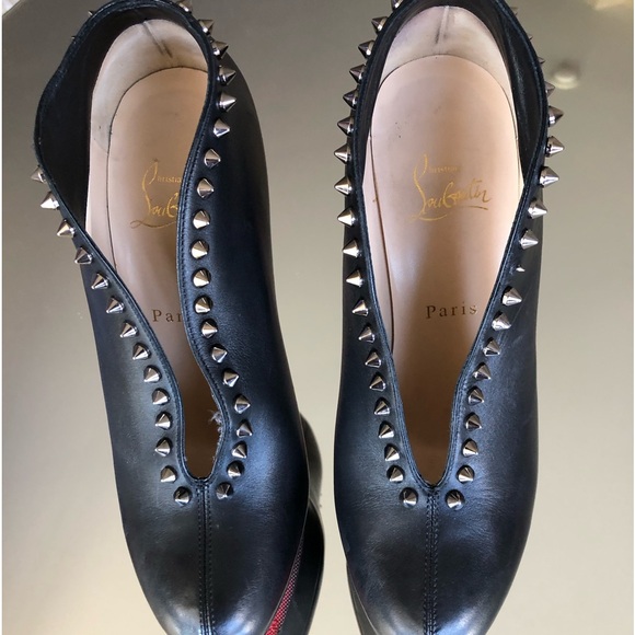 38 Christian Louboutin Platform Spiked Heel - Picture 1 of 5